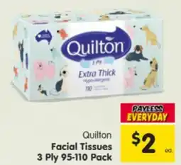 Spar Quilton Extra Thick Facial Tissues offer