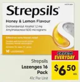 Spar Strepsils Lozenges offer