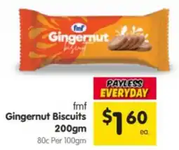 Spar fmf Gingernut Biscuits offer