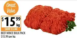 Supabarn Beef mince bulk pack offer