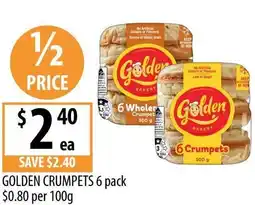 Supabarn Golden crumpets offer