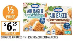 Supabarn Birds eye air baked fish selected varieties offer