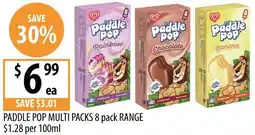Supabarn Paddle pop multi packs range offer
