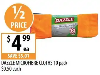 Supabarn Dazzle microfibre cloths offer