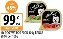 Supabarn My dog wet dog food range offer