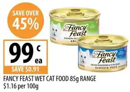 Supabarn Fancy feast wet cat food range offer