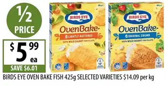Supabarn Birds eye oven bake fish offer