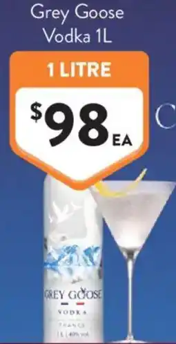 Foodworks Grey Goose Vodka offer
