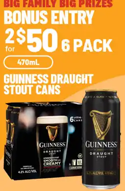 IGA Liquor Guinness draught stout cans offer
