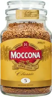 Coles Moccona Classic Freeze Dried Coffee 200g offer