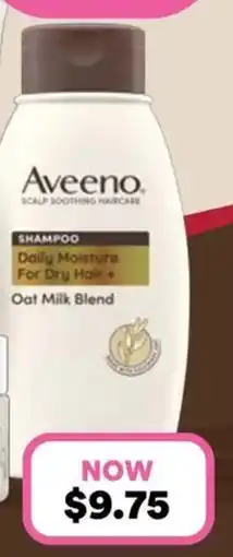 Priceline Aveeno Oat Milk Blend Moisturising Shampoo for Dry & Damaged Hair offer