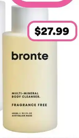 Priceline Bronte Multi Mineral Body Cleanser Fragrance Free offer