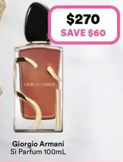 Priceline Giorgio Armani Sì Parfum offer