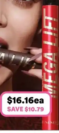 Priceline Rimmel London Thrill Seeker Mega Lift Mascara Black Brown offer