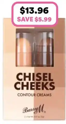 Priceline Barry M Chisel Cheeks Cream Contour Sticks Duo offer
