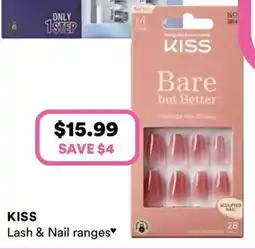 Priceline Kiss Bare But Better Nails Nude Medium 1 Kit offer