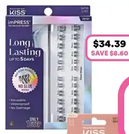 Priceline Kiss Impress Long Lasting Cluster Demi Wispy offer
