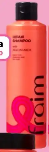 Priceline Fraim repair shampoo with niacinamide offer