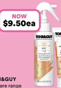 Priceline Toni & Guy Hair Heat Protection Mist offer