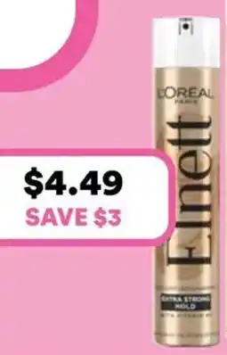 Priceline L Oréal Paris Elnett Satin Supreme Hold Hairspray offer