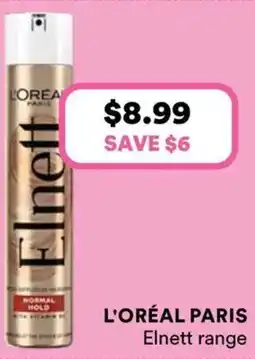 Priceline L Oréal Paris Elnett Satin Supreme Hold Hairspray offer