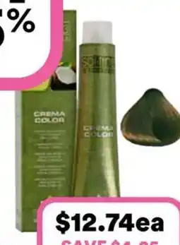 Priceline Solfine Crema Colour 6N Dark Blonde Permanent Hair Colour offer