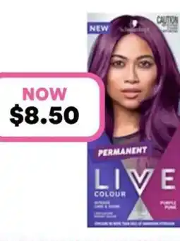 Priceline Schwarzkopf LIVE Colour Permanent Purple Punk offer