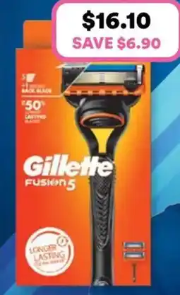 Priceline Gillette Fusion5 Razor 1 Handle 2 Cartridges 3 Piece Set offer
