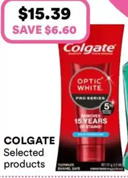 Priceline Colgate Optic White Pro Series Stain Prevention Teeth Whitening Toothpaste offer