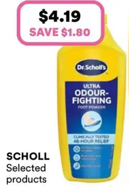 Priceline Scholl Odour X Ultra Odour Fighting Foot Powder offer