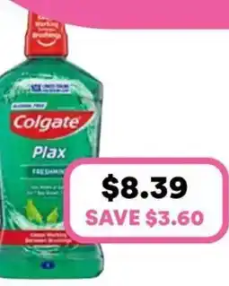 Priceline Colgate Plax Freshmint Alcohol Free Mouthwash offer