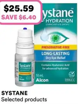 Priceline Systane Hydration Lubricant Eye Drops Preservative Free offer
