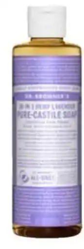 Priceline Dr bronners pure castile magic liquid soap lavender offer