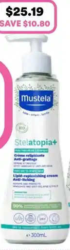 Priceline Mustela Stelatopia Lipid Replenishing Cream offer