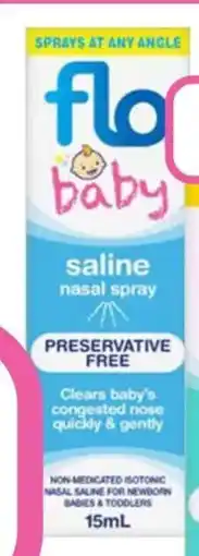 Priceline Flo Baby Saline Nasal Spray offer