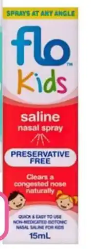 Priceline Flo Kids Saline Nasal Spray offer