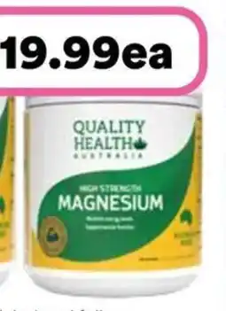 Priceline Quality health high strength magnesium offer