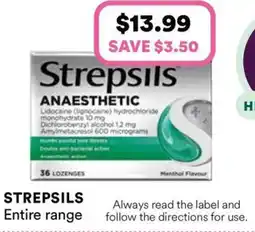 Priceline Strepsils Plus Anaesthetic Throat Lozenges 36 Lozenges offer