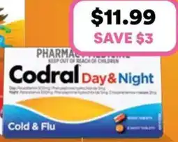 Priceline Codral day & night cold & flu offer