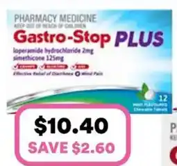 Priceline Gastro stop plus chewable tablets offer