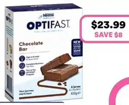 Priceline Optifast vlcd bar chocolate offer