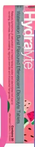 Priceline Hydralyte Watermelon Burst Flavoured Effervescent Electrolyte Tablets offer