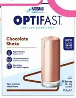 Priceline Optifast vlcd shake chocolate offer