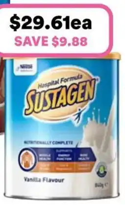 Priceline Sustagen Hospital Formula Active Vanilla offer