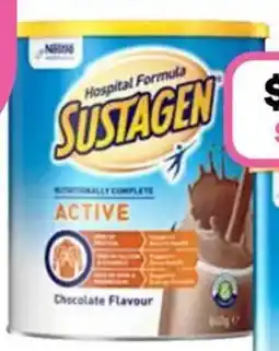 Priceline Sustagen hospital formula active chocolate flavour offer