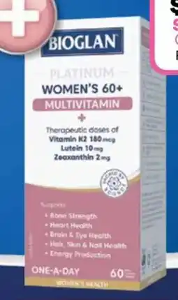 Priceline Bioglan Platinum Womens Multivitamin offer