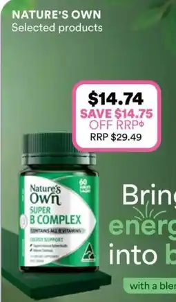 Priceline Natures own super b complex offer