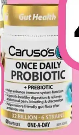 Priceline Carusos Natural Health Once Daily Probiotic Prebiotic offer