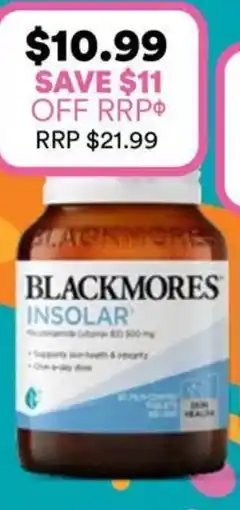 Priceline Blackmores Insolar offer