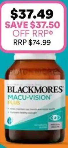 Priceline Blackmores Macu Vision Plus offer